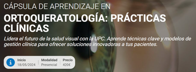 Nueva cápsula de aprendizaje en Ortoqueratología: Prácticas clínicas